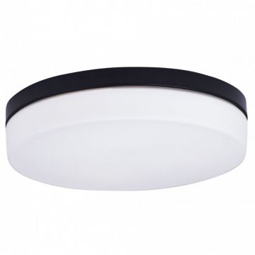 Plafoniera neagra cu protectie IP44 Oda C0194 MX