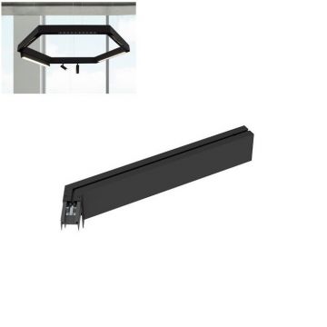 Sina magnetica pentru instalatii hexagon, aplicate sau suspendate BUXTON 03, 47,4cm NVL-8252034