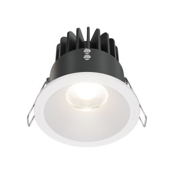 Spot LED incastrabil dimabil design modern IP65 Zoom alb 8,5cm 12W
