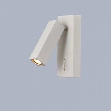 Aplica de perete cu reader LED, Tarifa alb MA-6070