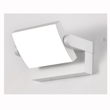Aplica de perete exterior LED, Protectie IP54, Cooper alb MA-8470