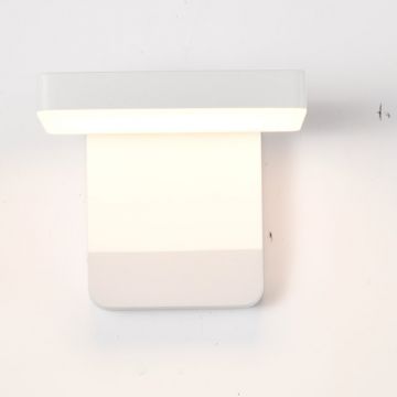 Aplica de perete exterior LED, Protectie IP54, Cooper alb MA-8474