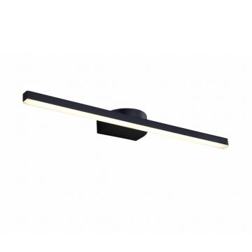 Aplica de perete LED pentru oglinda sau tablou ARVI negru 12W