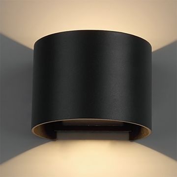 Aplica LED dimabila iluminat exterior ambiental IP54 DAVOS negru MA-8604