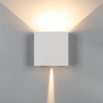 Aplica LED dimabila iluminat exterior ambiental IP54 DAVOS XL alb MA-8610