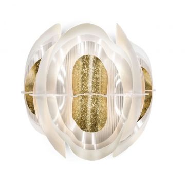 Aplica moderna design Art Deco realizata manual Fiordlys Gold
