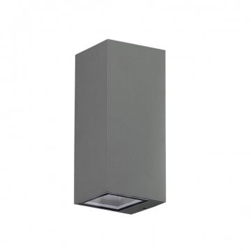 Aplica moderna exterior cu iluminat ambiental IP54 JAKE WALL 2 GRI INCHIS ZZ AZ3321