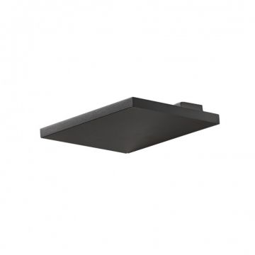 Aplica perete LED ambientala design modern LAMBDA neagra ZZ AZ3346