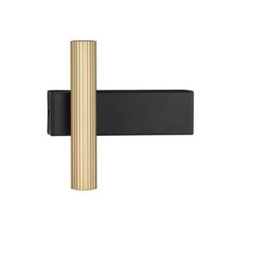 Aplica Spot LED stil minimalist PARON negru/auriu, NVL-9060242