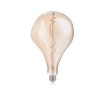 Bec LED E27 VINTAGE 04W CRASH AMBRA 2200K 237251 IDL