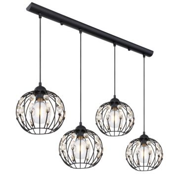 Lustra cu 4 pendule design modern HANAKO 16029-4H GL
