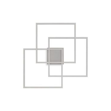 Lustra LED aplicata design geometric FRAME-2 PL 230702 IDL