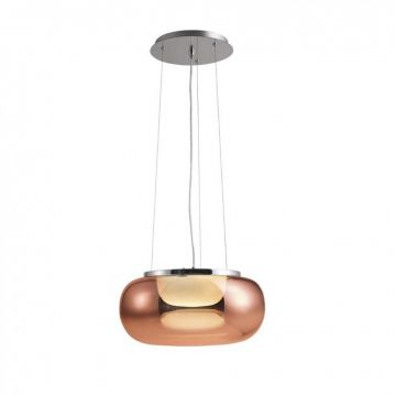 Lustra LED design modern Ã˜42cm Galactic copper ZZ AZ3161