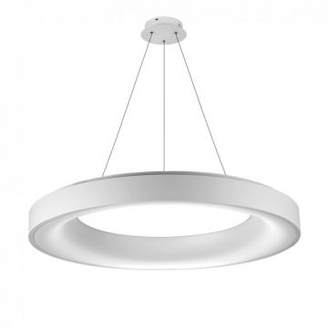 Lustra LED dimabila cu telecomanda SOVANA 80 alba ZZ AZ3448