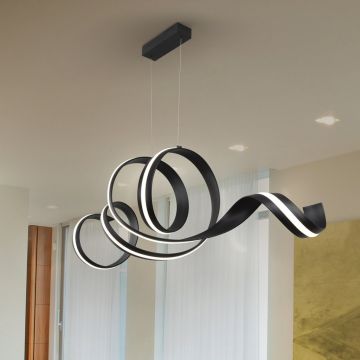 Lustra LED XXL suspendata cu telecomanda Amara