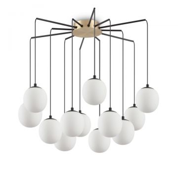 Lustra moderna cu 12 brate design decorativ Rhapsody SP12 236957 IDL