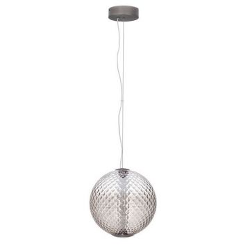 Lustra, Pendul LED, Sticla Maro Inchis, AORA, NVL-9191245