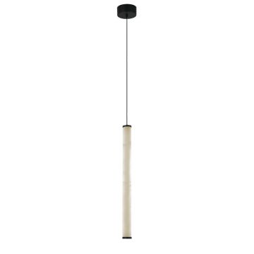Lustra Suspendata LED, 20W, ALABASTER- BLACK, ZB-2541