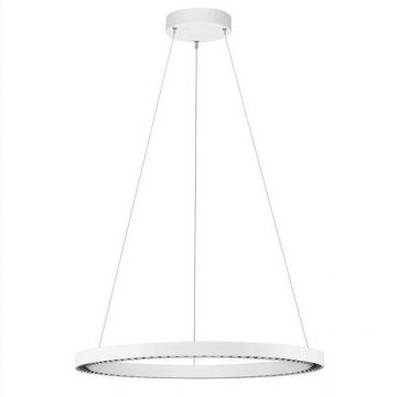 Lustra suspendata LED design circular DEOS alb NVL-9030895