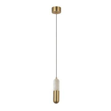 Pendul LED, 7W, 3000K, ALABASTER- BRONZE, ZB-2545