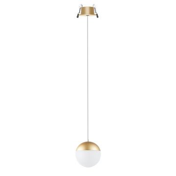 Pendul LED incastrabil design minimalist, KILDA auriu MA-8437