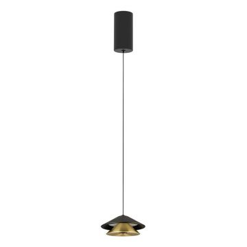 Pendul LED modern 7W BLACK-BRUSHED GOLD ZB-25347