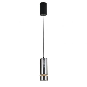Pendul LED, SMOKE GLASS-BLACK, ZB-2533