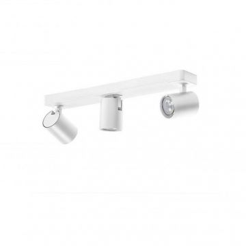 Plafoniera cu 3 spoturi directionabile de tavan/plafon EXO 3 alba ZZ AZ3198