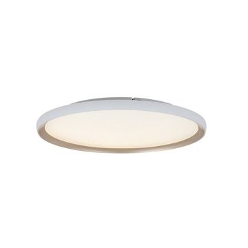 Plafoniera LED CCT, diametru 60cm, Alb-Auriu, ZB-25188
