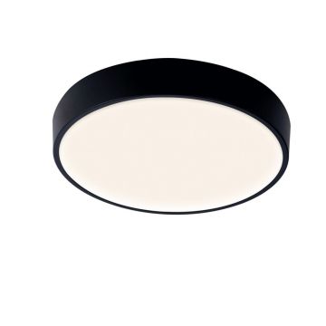 Plafoniera LED CCT, dimabila, diametru 38cm, negru, CUMBUCO II MA-8836