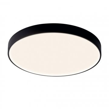 Plafoniera LED CCT, dimabila, diametru 65cm, negru, CUMBUCO II MA-8842