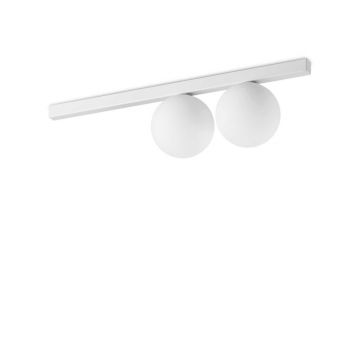 Plafoniera moderna stil minimalist Binomio pl2 alba