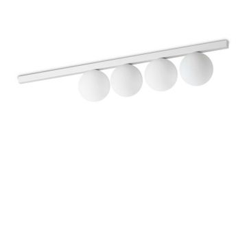 Plafoniera moderna stil minimalist Binomio pl4 alba