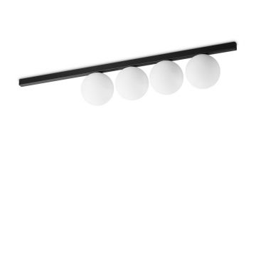 Plafoniera moderna stil minimalist Binomio pl4 negru