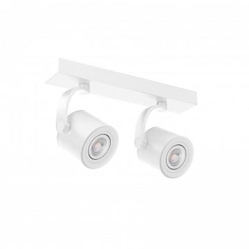 Spot aplicat cu brat directionabil de tavan/plafon BROSS ARM 2 alb ZZ AZ3502