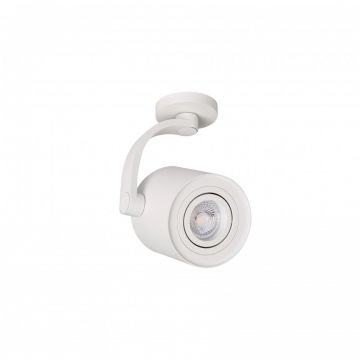 Spot aplicat cu brat directionabil de tavan/plafon BROSS ARM alb ZZ AZ3498