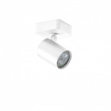 Spot aplicat directionabil de tavan/plafon EXO 1 alb ZZ AZ3194