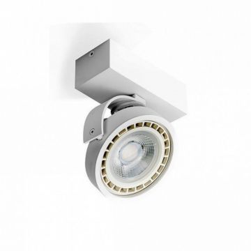 Spot aplicat directionabil JERRY 1 alb ZZ AZ1366