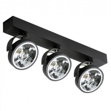 Spot aplicat directionabil JERRY 3 12V negru ZZ AZ1724