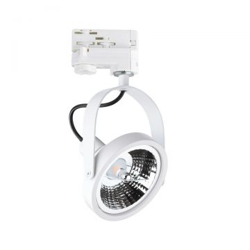 Spot directionabil pentru sina Link, GLIM TRACK BIANCO 229676 IDL
