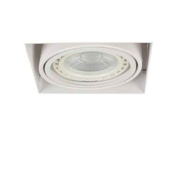 Spot incastrabil directionabil tavan/plafon NOVA GIPS 1 alb
