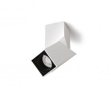 Spot LED aplicat directionabil design modern Santos Square alb ZZ AZ3522