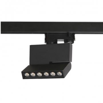 Spot LED directionabil pe sina LEON 5 TRACK negru ZZ AZ3491
