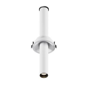 Spot LED incastrabil rotativ retractabil Focus T alb