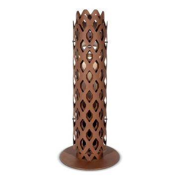 Stalp LED exterior, IP65, CHARLOTTE Corten