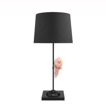 Veioza, Lampa de masa Wildlife Papagal 75cm, roz A-44815 VC