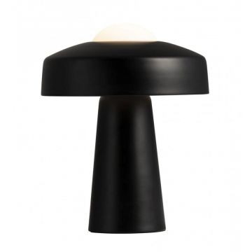 Veioza moderna design ciuperca Time neagra 2010925003 NL