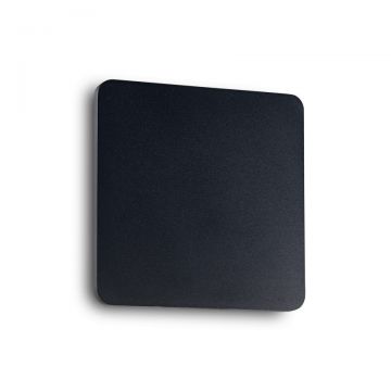 Aplica cu lumina ambientala LED COVER AP D20 SQUARE NERO 195773 IDL