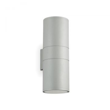Aplica de exterior cu protectie IP54 GUN AP2 BIG GRIGIO 163604 IDL