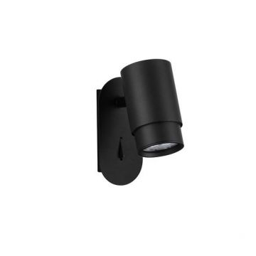 Aplica de Perete cu Spot Directionabil, 1xGU10, Nime negru NVL-9011527